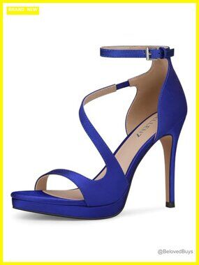 Stiletto Platform High Heels Peep Toe Ankle Strap Formal Party Dressy